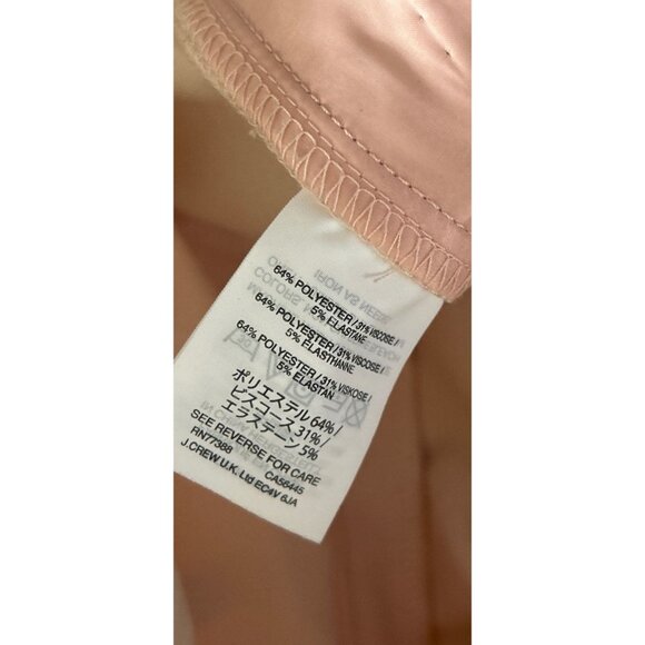 J.Crew 365 Dress Pants Wide Leg Pale Pink Size 4 - Picture 8 of 8